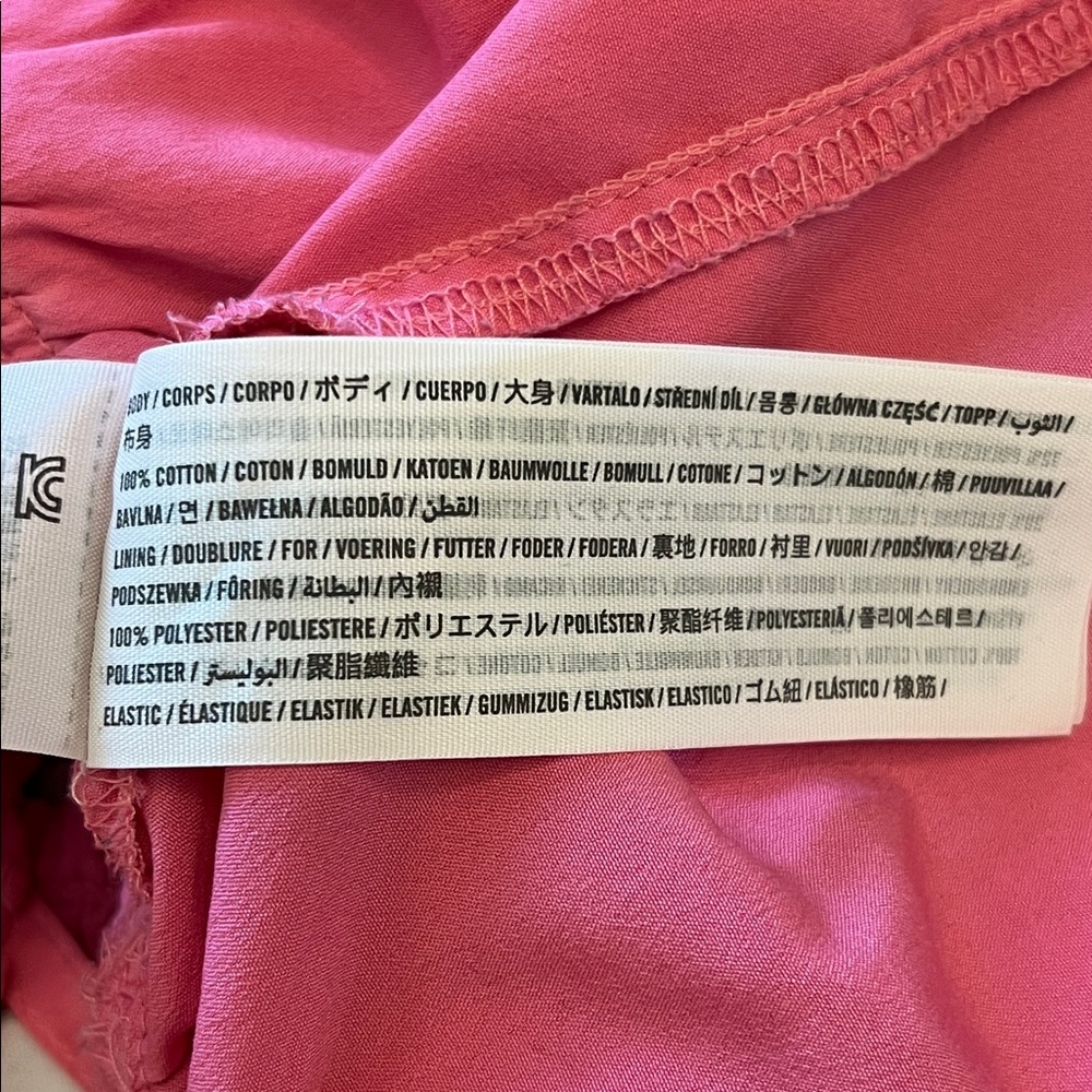 Hollister Hot Pink Floral Eyelet Camisole Juniors L - Picture 6 of 8